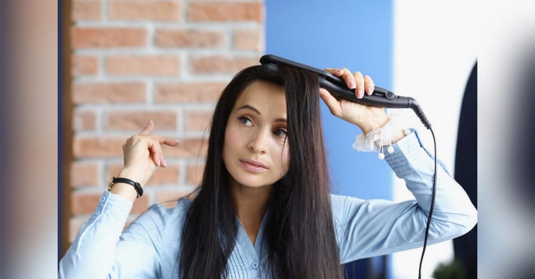 errores más comunes al planchar el cabello