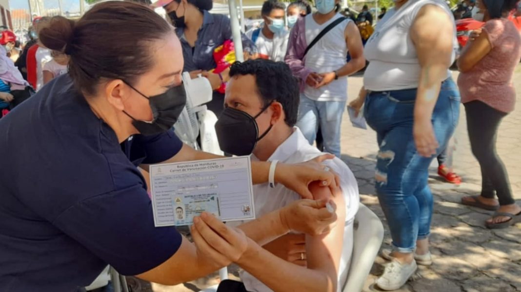 Vacunación COVID-19 miércoles Honduras