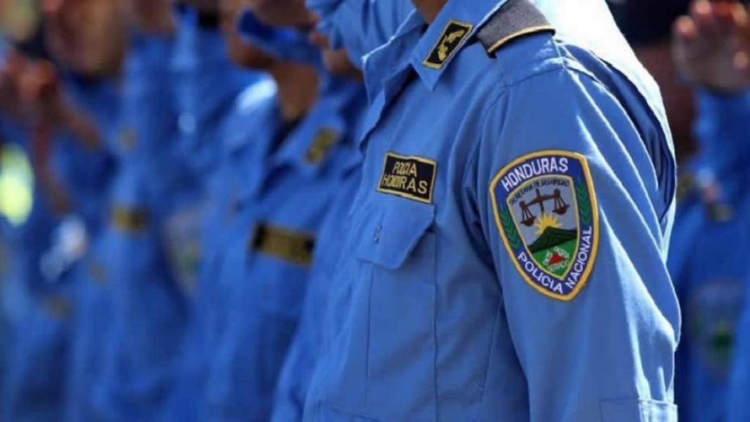 Policías capturados en Olancho