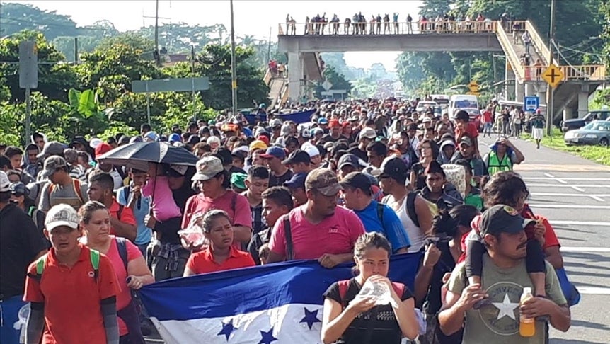 Nuevas caravanas migrantes Honduras