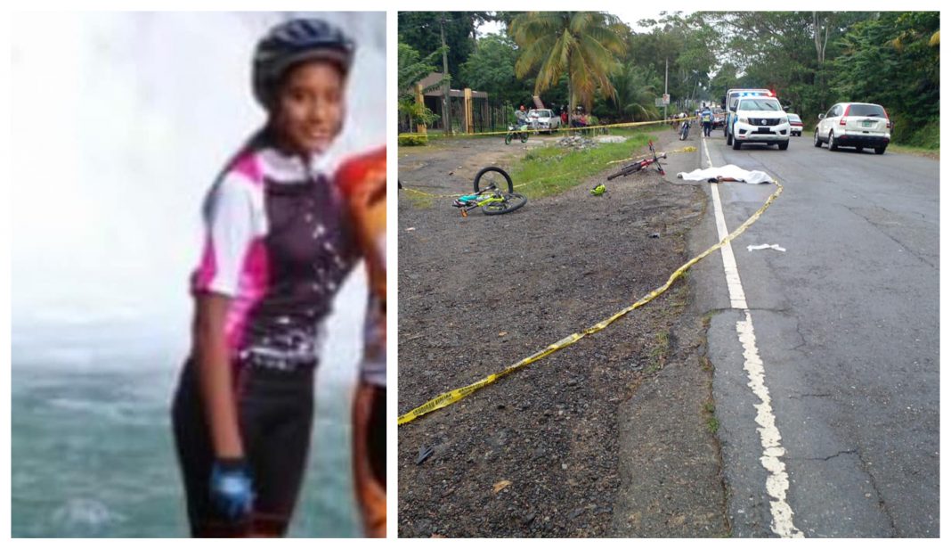 ciclista muere atropellada en La Ceiba