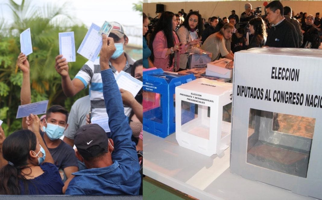 Vacunación día elecciones Honduras