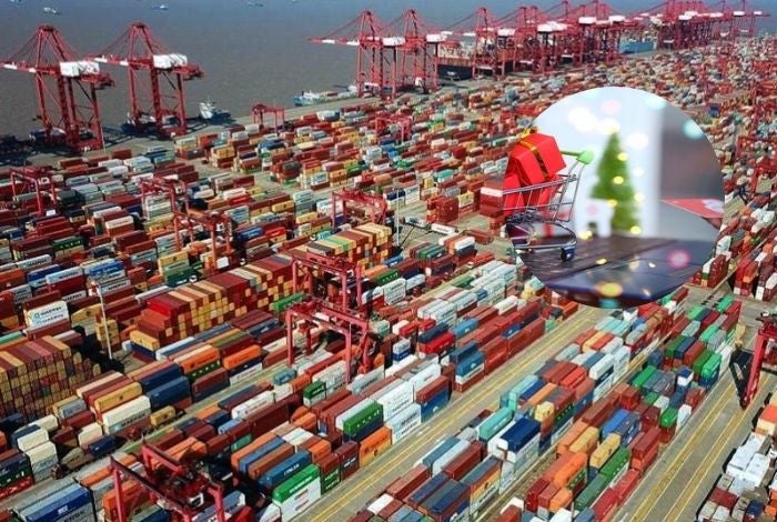 Crisis marítima compras navideñas