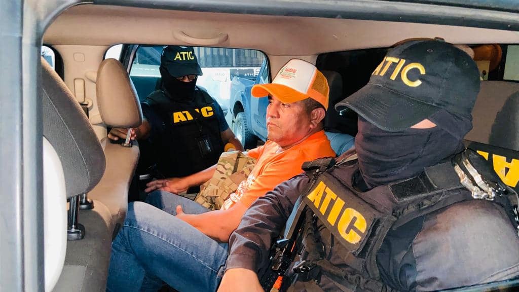 A Santos Orellana lo capturaron ayer, jueves, en Tegucigalpa, cuando regresaba de una gira política.