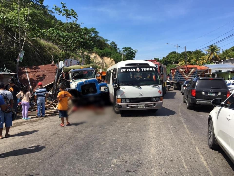 accidente en Jutiapa Atlántida