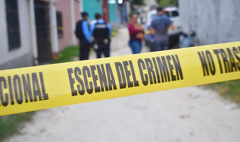 cuerpos semi calcinados en Tegucigalpa