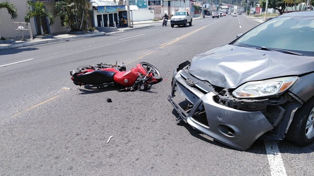 Accidente de tránsito en Danlí