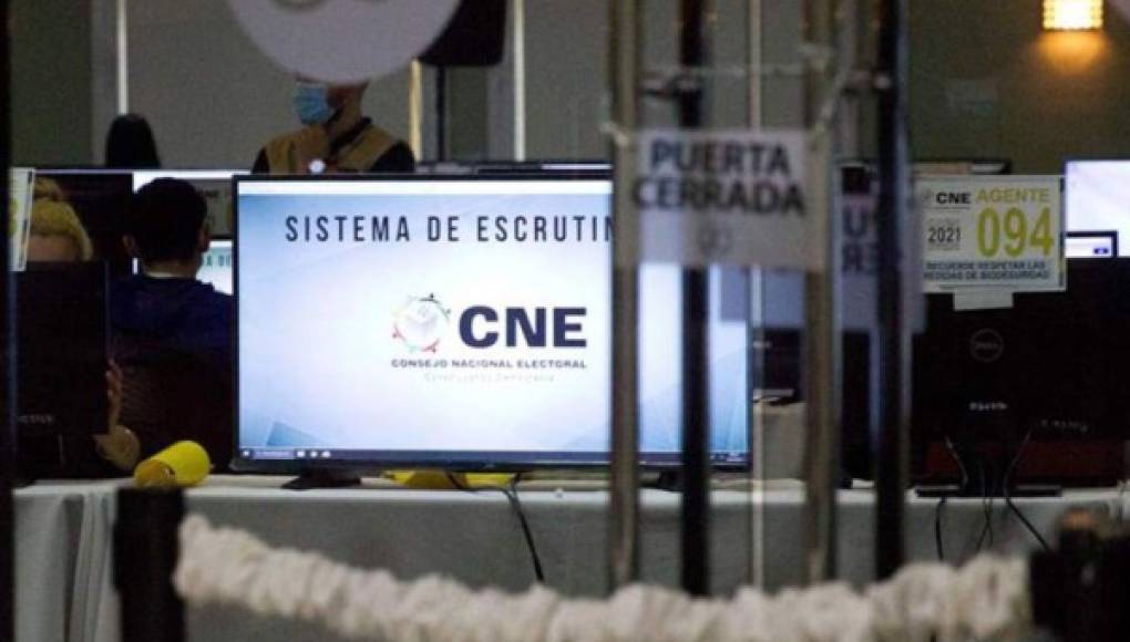 CNE suspende actualización resultados