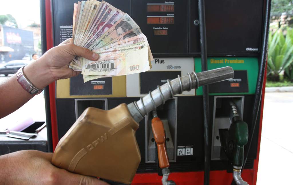 precios combustibles en Honduras
