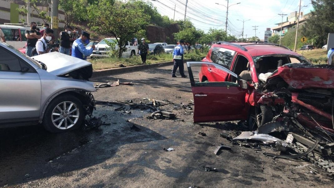Honduras accidentes viales diarios 