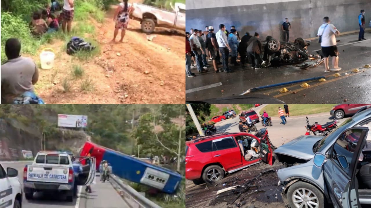 accidente rastra vehículo Talanga
