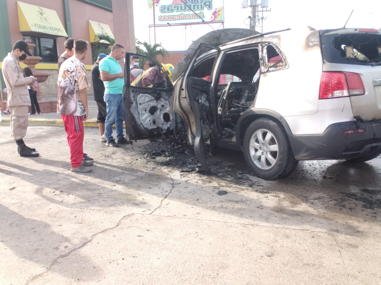 Incendios de carros 2021 Honduras 