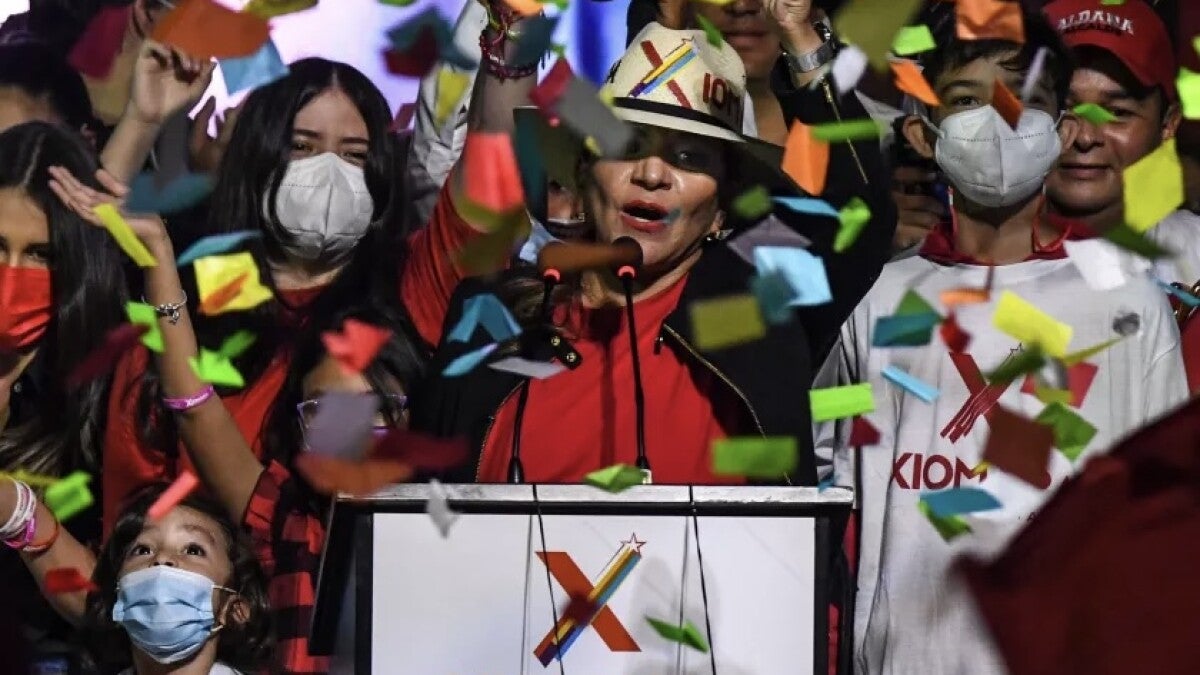 felicitación AMLO elecciones Xiomara