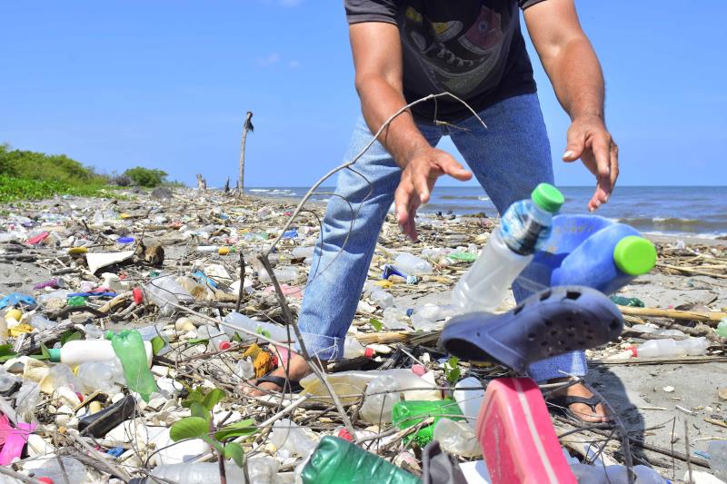 flujo de basura de Guatemala