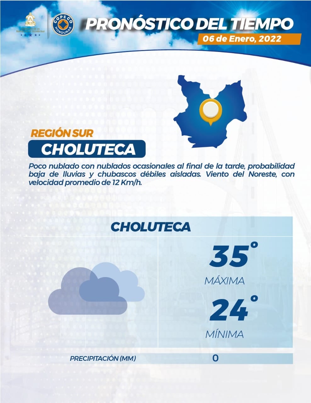 Clima en Choluteca.
