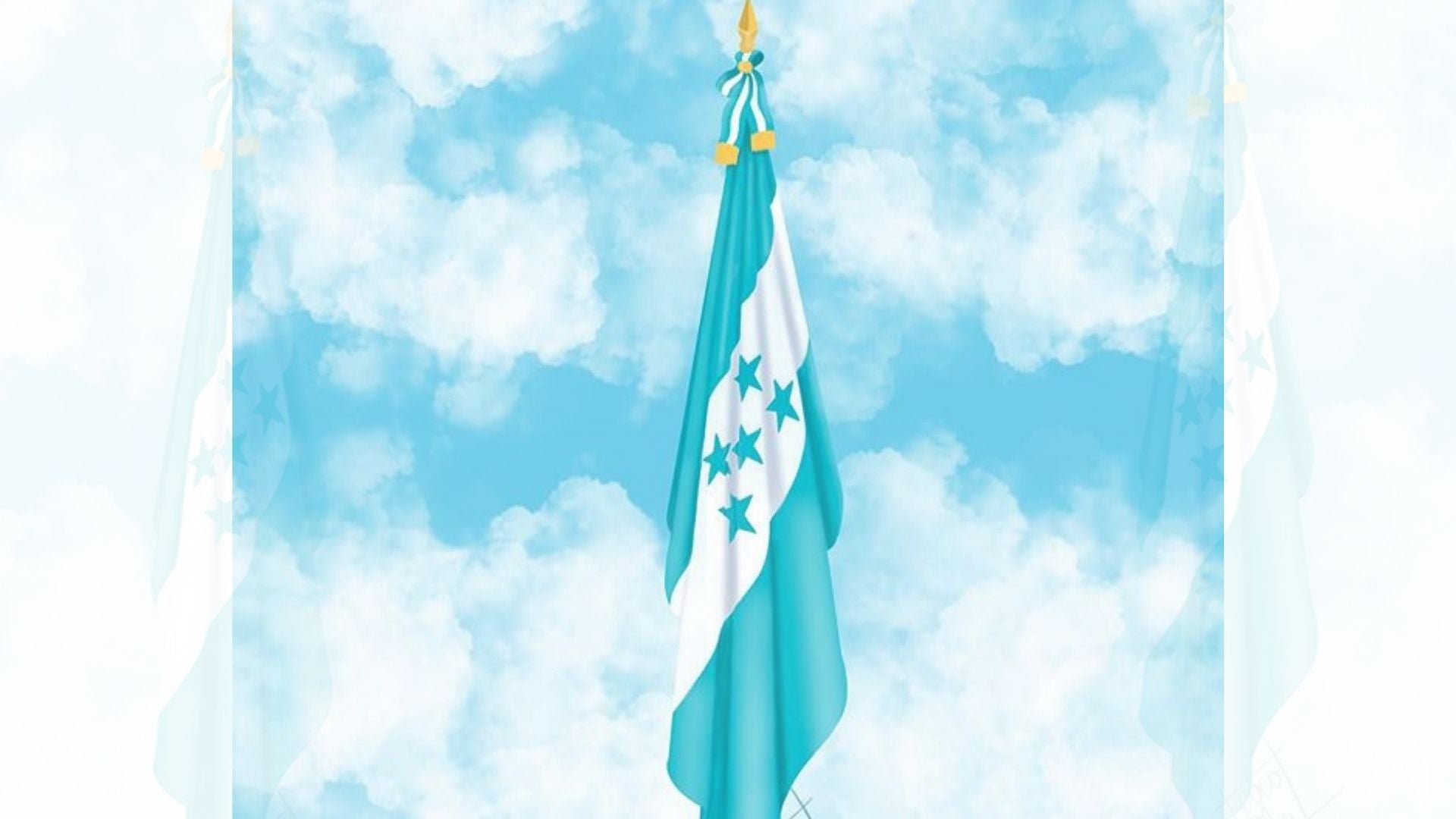 Bandera Azul turquesa