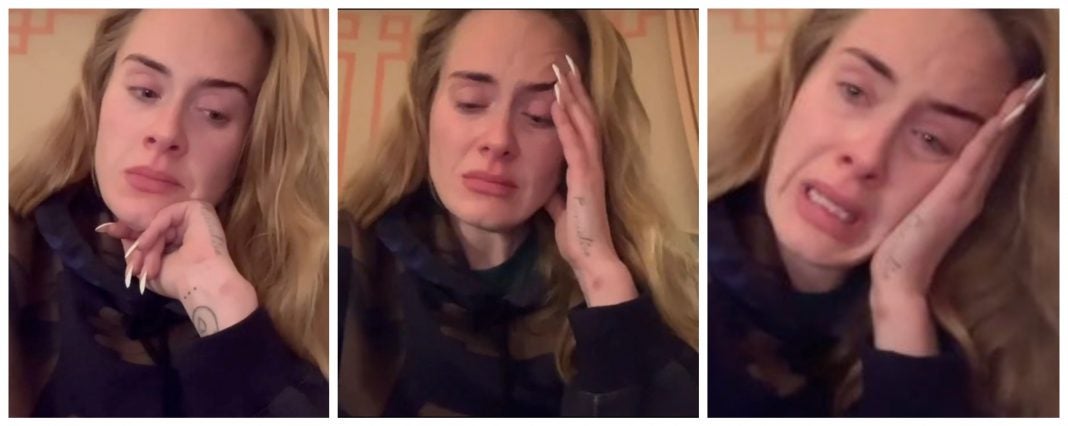 video Adele llora