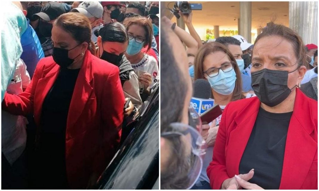 Xiomara Castro llega al CN