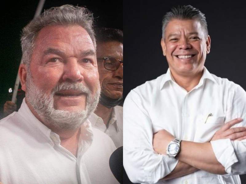 Omar Menjívar y Roberto Contreras