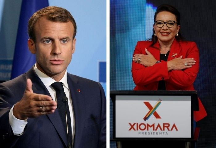 Presidente de Francia felicita a Xiomara