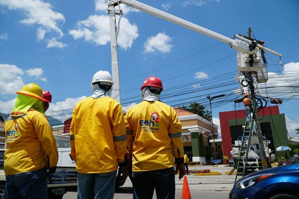 cortes de energía en Honduras el miércoles