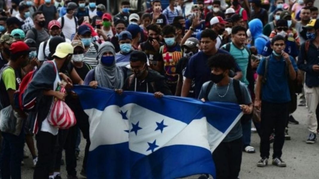 caravana de migrante hondureños