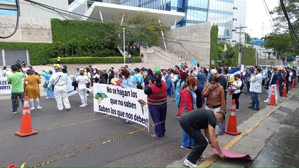 Honduras médicos protesta