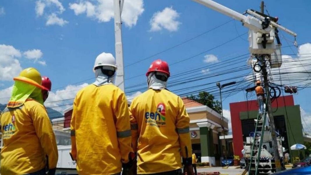 cortes de energía en Honduras lunes