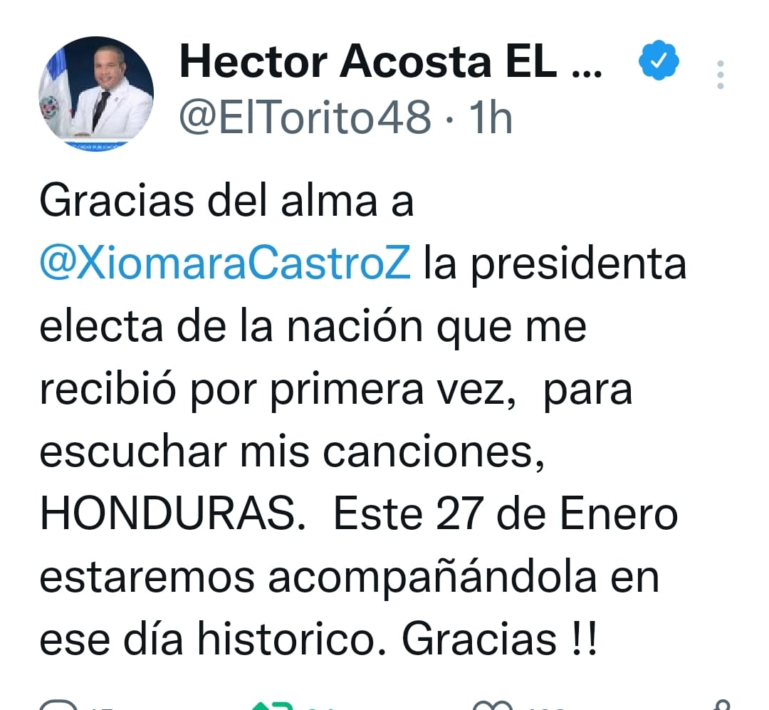 Tomo de posesión de Xiomara Castro