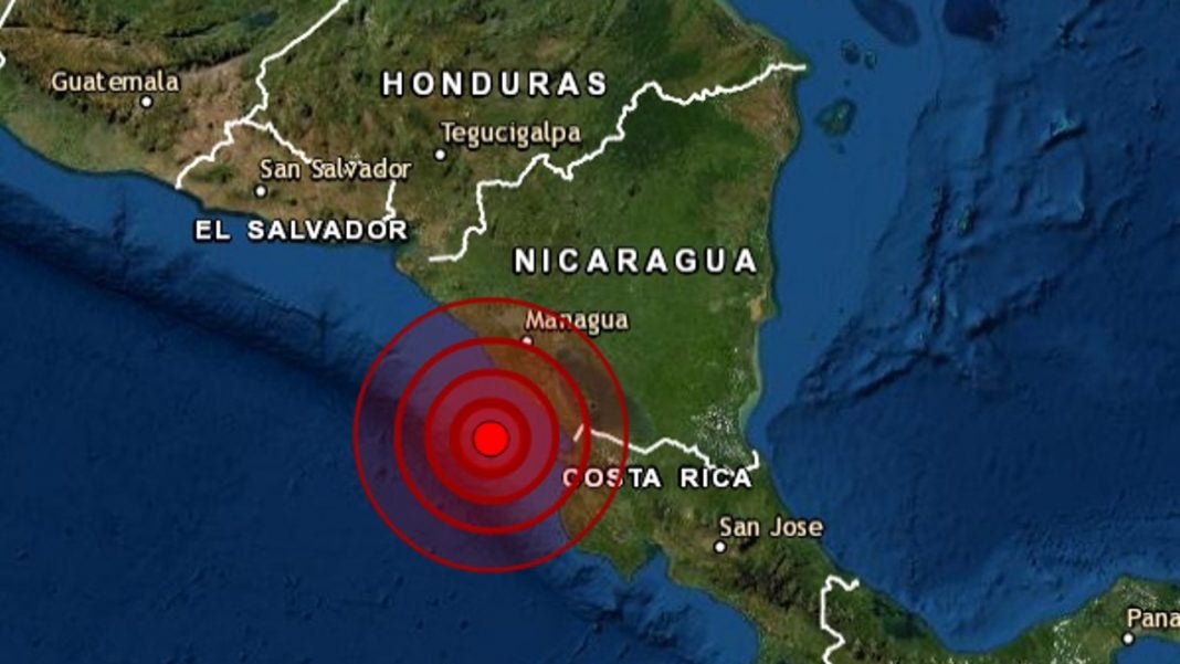 Temblor en Nicaragua