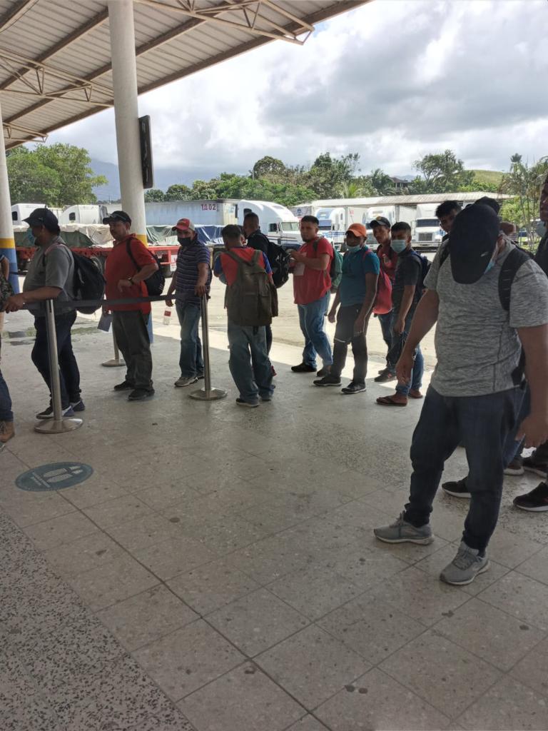 Migrantes en Guatemala
