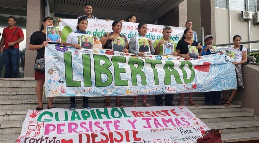 Defensores de Guapinol siguen detenidos