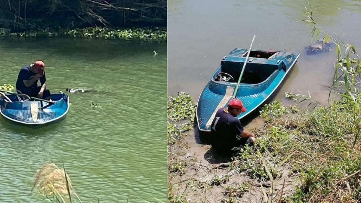 Un padre encuentra y saca el cadáver de su hija del río Bravo