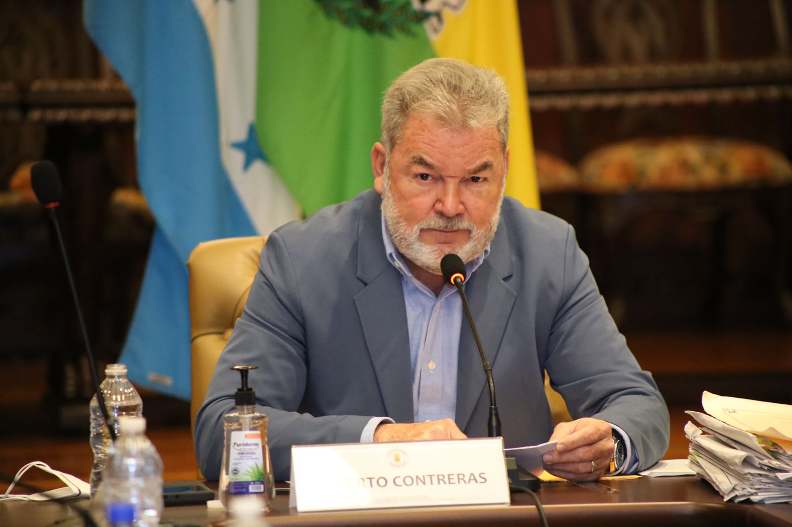 Alcalde de S.P.S, Roberto Contreras