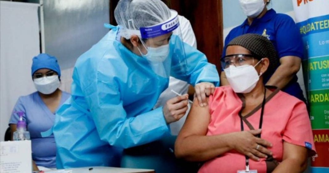 Vacunación del 29 de marzo Honduras