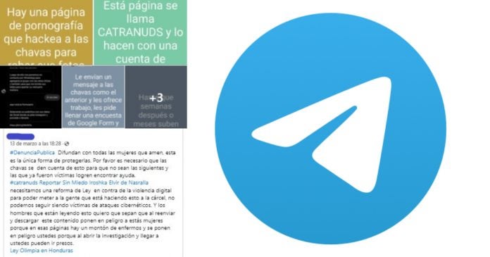 denuncian tráfico exponen a hondureñas desnudas en telegram