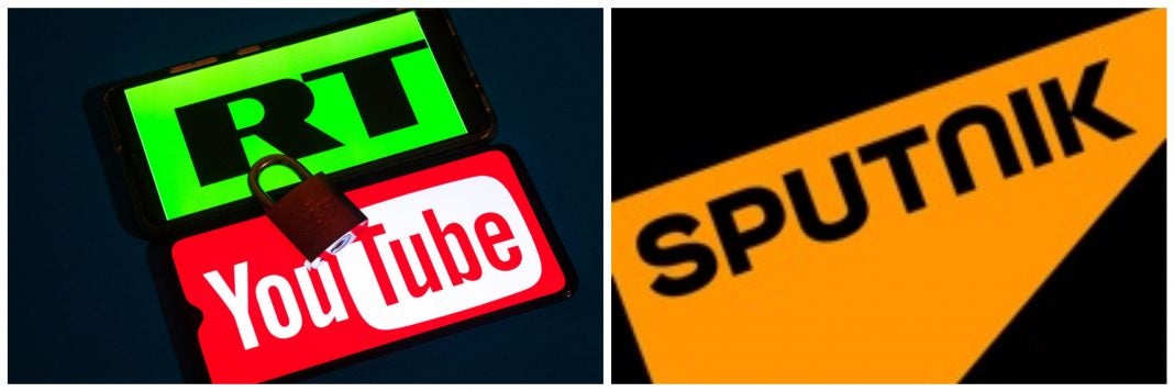 Youtube bloquea los canales de RT y Sputnik