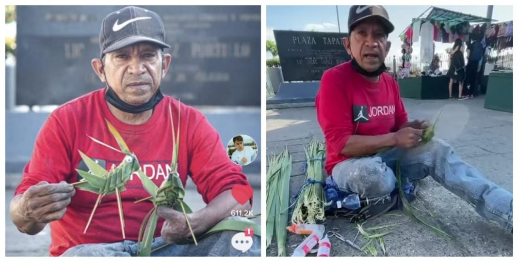 inmigrante hondureño artesanías hojas México