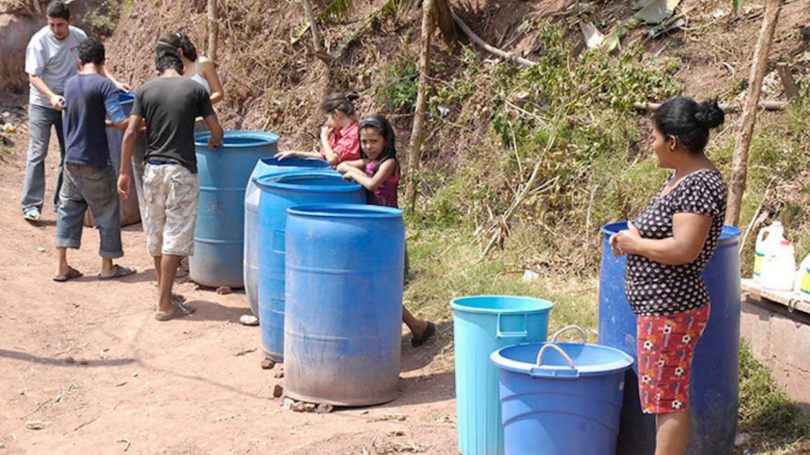 Escases de agua en Tegucigalpa