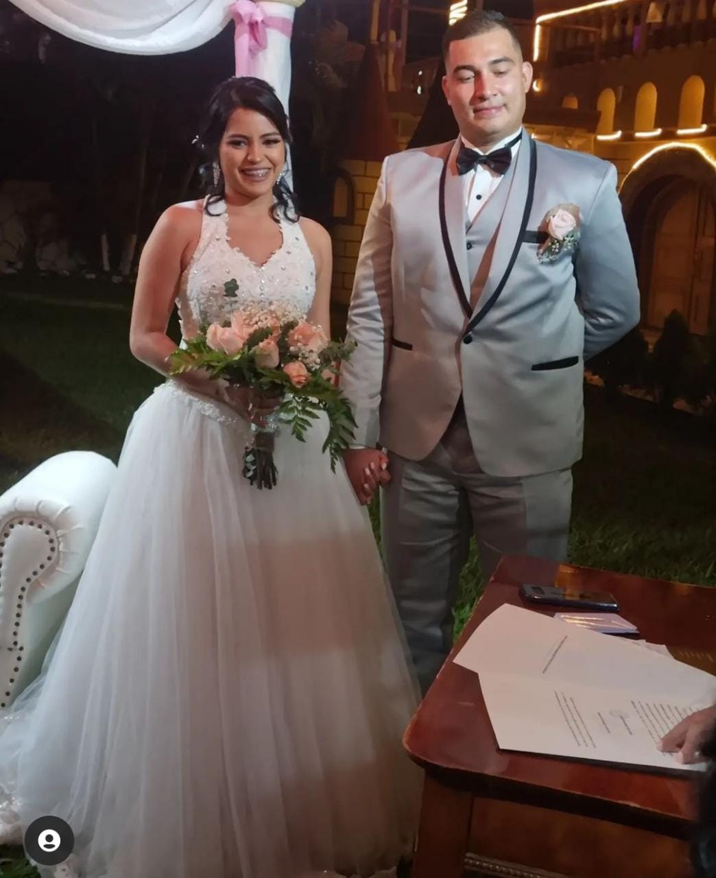 boda de Josselin Hernández