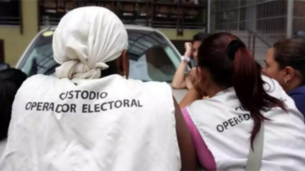 CNE custodios electorales