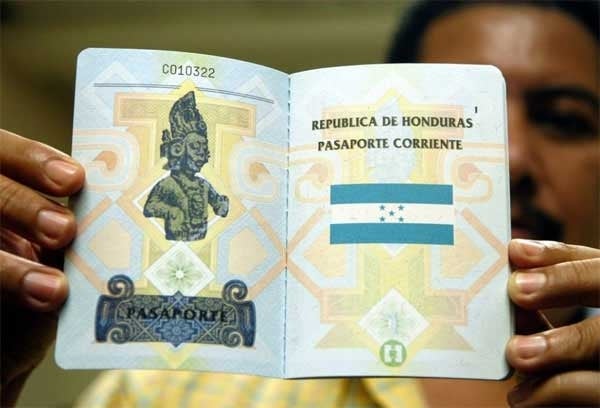 Pasaporte hondureño solo se permite en 134 países.