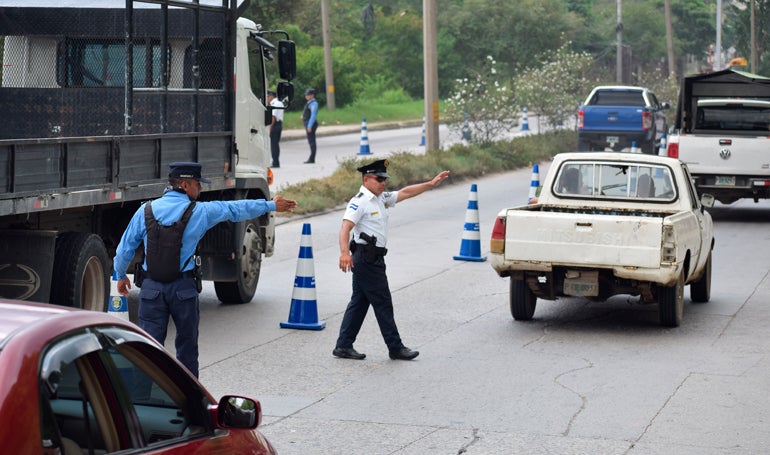 Honduras Policía Semana Santa 