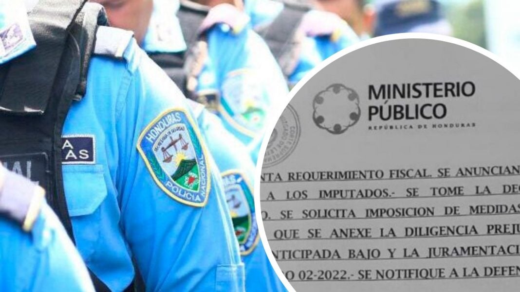 Policías amenazan a hombre en Cortés