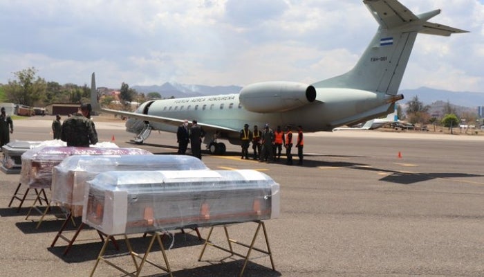 Se realizó el cuarto vuelo de repatriaciones de hondureños fallecidos en el exterior.