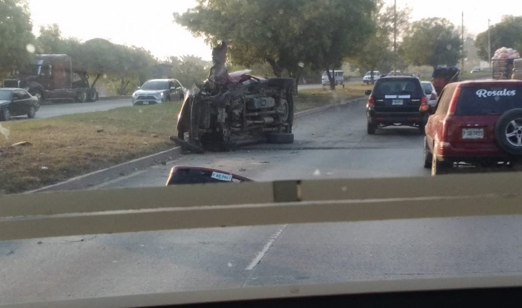 conductor ebrio accidente en La Lima