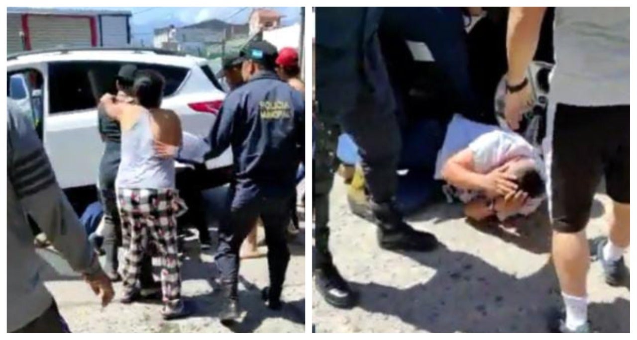 vídeo personas golpean a presunto ladrón Siguatepeque