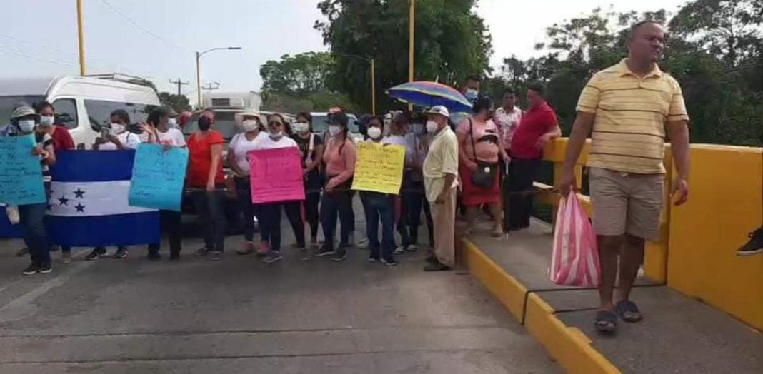 maestros Proheco protesta Cortés