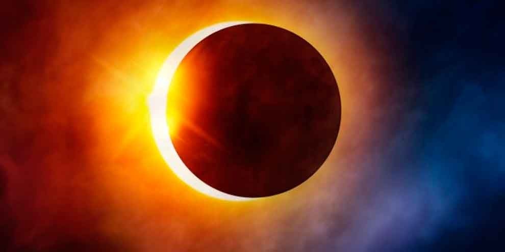 Eclipse parcial solar en abril de 2022