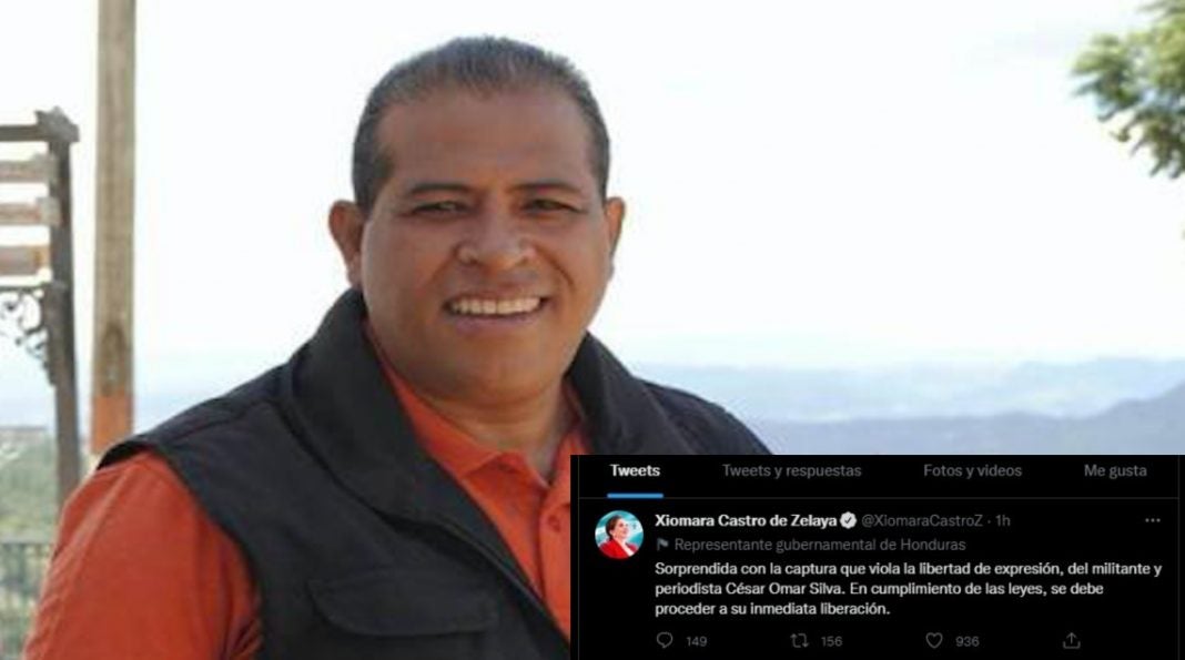 Xiomara pide liberación César Silva